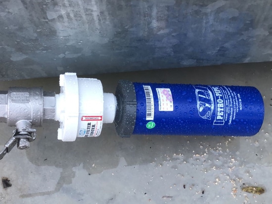 PETRO PIT® HYDROCARBON FILTRATION CARTRIDGE FOR RAINWATER DRAINAGE OF RETENTION TANKS