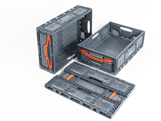 PLASGAD PFV618 PRO - THE MOST MODERN AND SUSTAINABLE FOLDING CRATE ON THE MARKET!