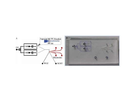 Application of power amplifier in microfluidic chip testing