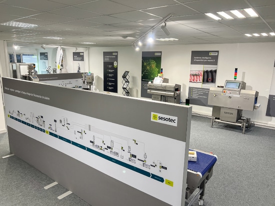 Foreign object detectors and product inspection equipment are available for testing and training at Sesotec's new showroom at 1 Rue du Chêne Morand, 35510 CESSON SEVIGNE (Photo: Sesotec GmbH)