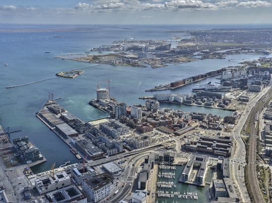 The eye-catching headquarters of the BIG group in Copenhagen.