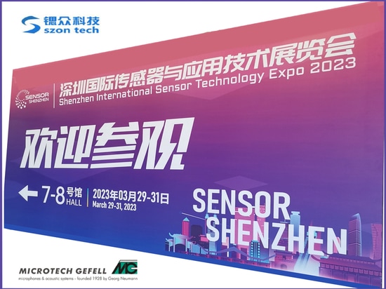 Acoustic sensors and technology  - Microtech Gefell at Shenzhen International Sensor Technology Exhibition 2023