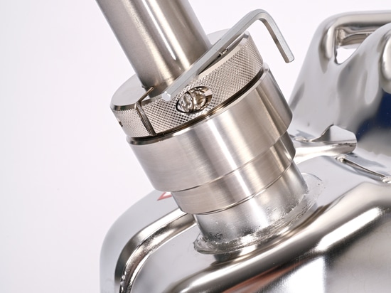 Accessories barrel pump stainless steel - thread adapter stainless steel with barrel screw connection gas-tight (Bürkle GmbH)