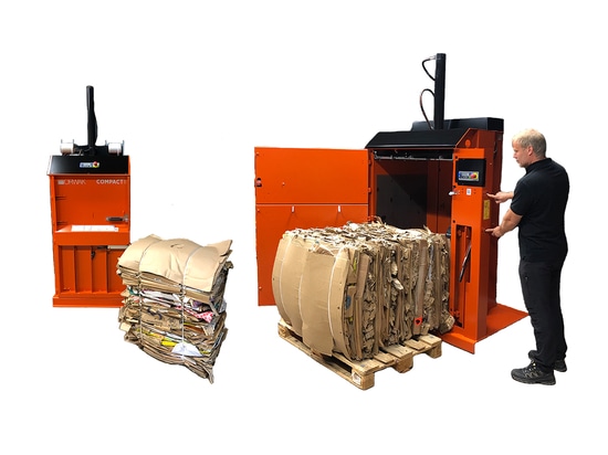 NEW BALERS COMPLEMENT THE ORWAK COMPACT FAMILY IN SIZE AND CAPACITY