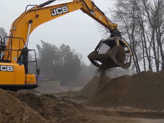 A time machine on a job site.