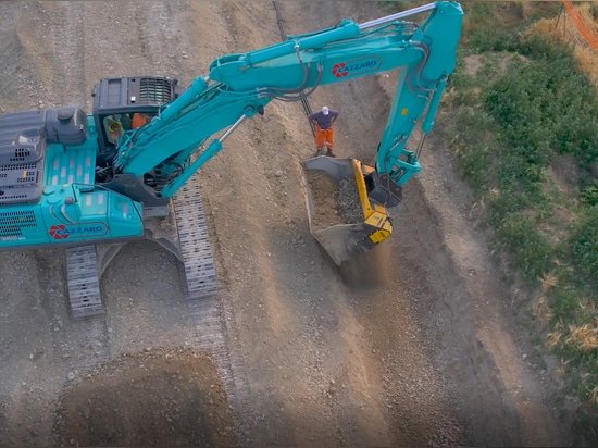 A time machine on a job site.