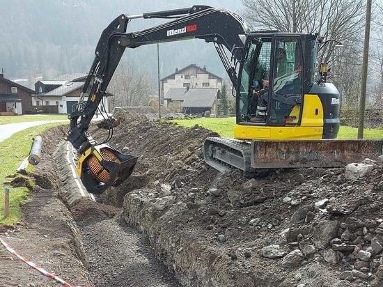 A time machine on a job site.