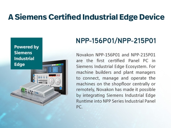 A Siemens Certified Industrial Edge Device - NPP-156P01/NPP-215P01