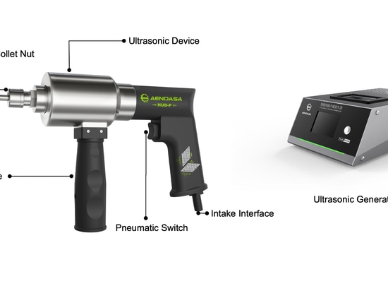 AENOASA launched Handheld Ultrasonic Pneumatic Drill, drilling composite materials with high quality and efficiency