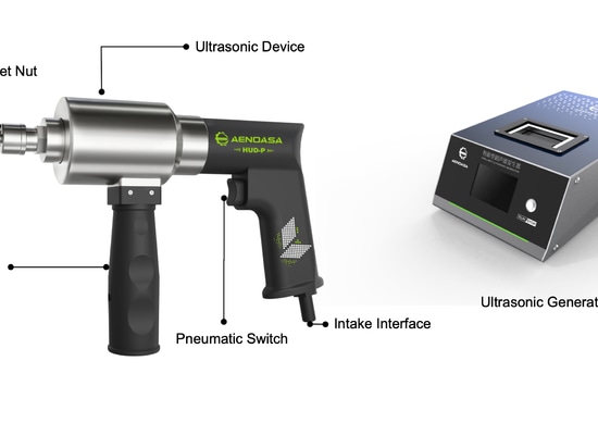 AENOASA launched Handheld Ultrasonic Pneumatic Drill, drilling composite materials with high quality and efficiency