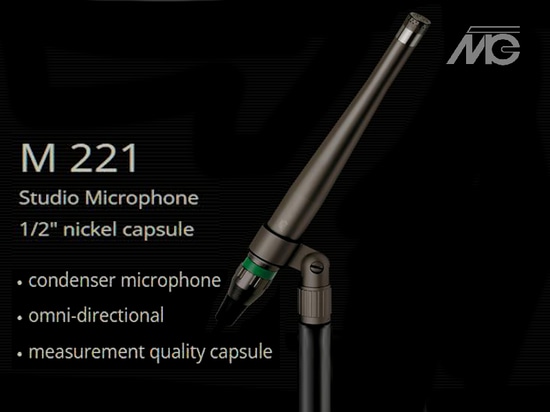 M 221 Studio Microphone 1/2" nickel capsule