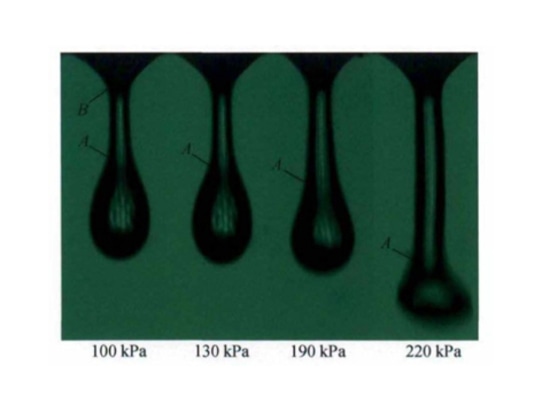 Application of power amplifier in piezoelectric actuated droplet injection process