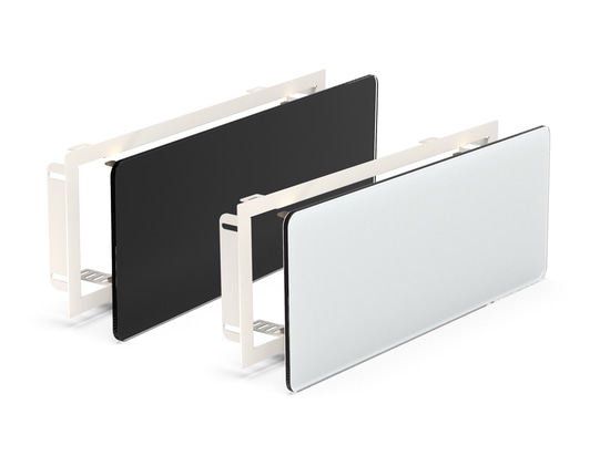 Rectangular flat screen glass diffuser