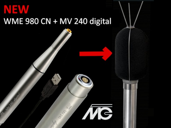 WME 980 CN as a digital version in addition to the weatherproof microphone series WME 980