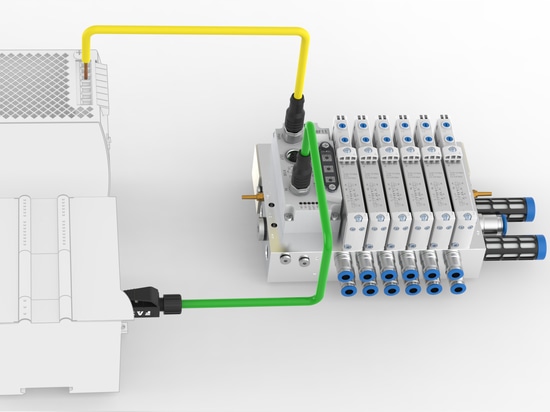 EtherCAT communication valve island