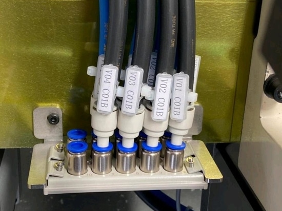 electric and phenumatic multi connector tube panel On-site use