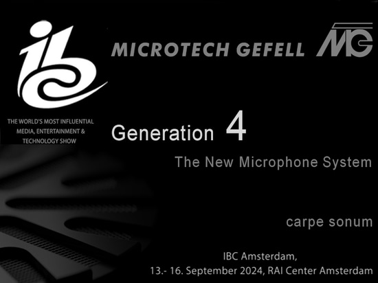 IBC 2024 and the new developed Generation 4 microphones