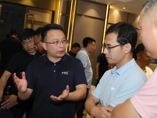 Mr. Tang explains the products