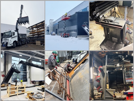 Successful shot blasting machine relocation to a new location