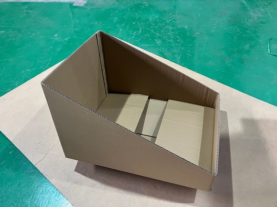 Open Top Corrugated Shelf Box | Display Box Processing by BM2508-Pro Box Making Machine
