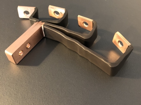 Flexible copper laminated busbar