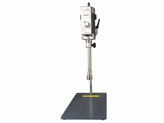Laboratory batch dispersing emulsifier dispersion method