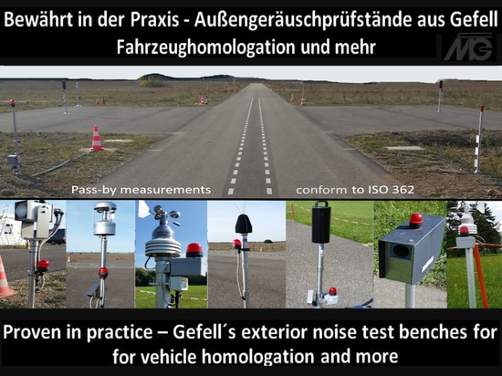 New test benches in the vehicle sector with digital precision microphones