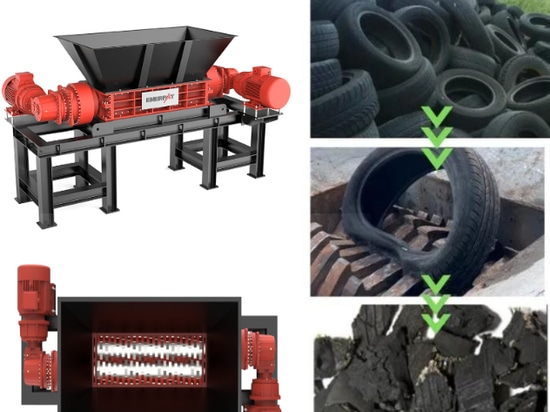 [In Stock] California Tire Shredder – Enerpat MSB-E Series for Efficient Scrap Tire Recycling!