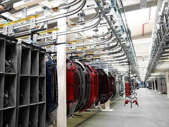 Overhead JIS conveyors for automotive parts
