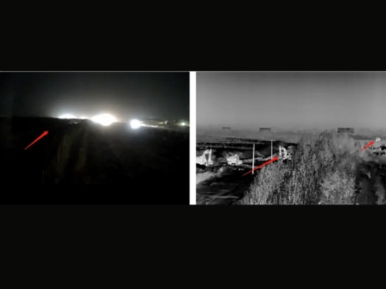 Normal Camera VS Thermal Camera in Dark Night