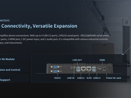 Throughout the production process, the P17A rugged panel pc collected and uploaded real-time data on workstation progress and product quality.