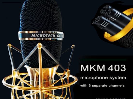 The new developed compact multi-channel condenser microphon MKM 403