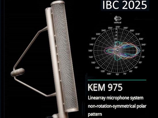 The Cardioid Plane Microphone with non-rotation-symmetrical polar pattern KEM 975