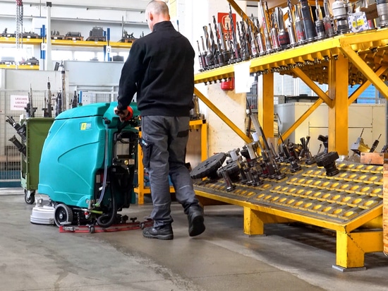 Is it really possible to keep the floors clean in a contract machining company?