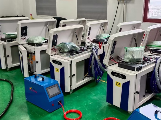 Handheld Laser Welding Machine From Spain Has Been Debugged And Is Ready To Be Shipped