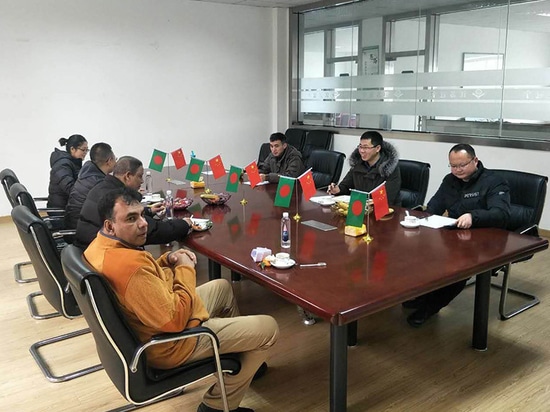 Bangladeshi Clients Visit Suntop Fiber Laser Cutting Factory