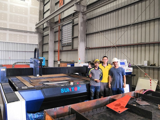 Big Cutting Size Customized Laser Cutting Machine Be Installed in Singapore