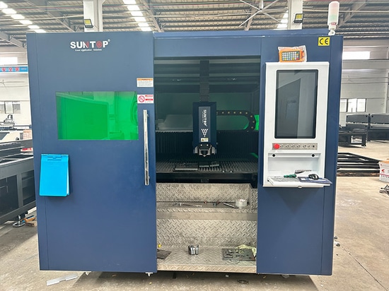 Indonesia Customer's 6KW Laser Cutting Machine for Debugging And Testing before Delivery