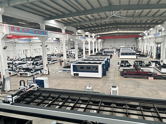 Indonesia Customer's 6KW Laser Cutting Machine for Debugging And Testing before Delivery