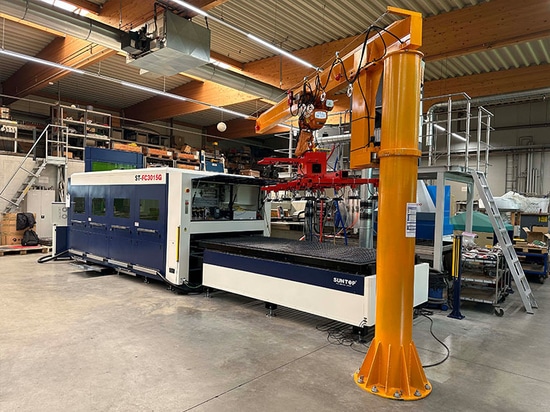 SUNTOP Laser Cutting Machine Successfully Serves German Sheet Metal Processing Customers