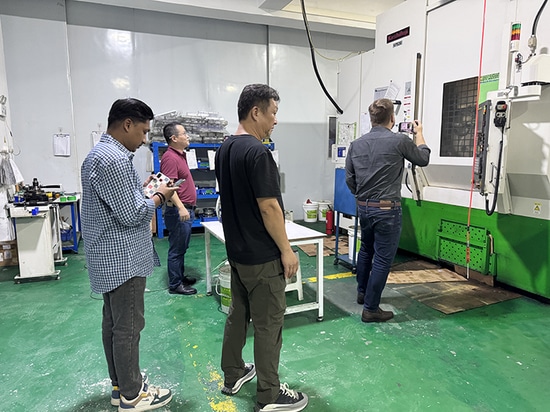 Brazilian Customers Visited Hansheng Automation For Inspection And Exchange, And Deeply Witnessed The High-precision Manufacturing Strength
