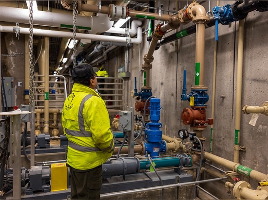 Real Example of Pipe Marking Labelling Layout
