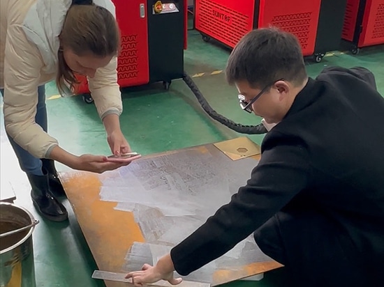 Georgian Customer Visits Suntop Factory And Purchases 2000W Laser Cleaner