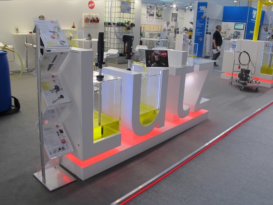 Achema Review 2018 booth lutz lettering