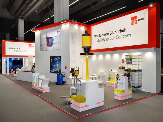 Achema Review 2018 booth side view