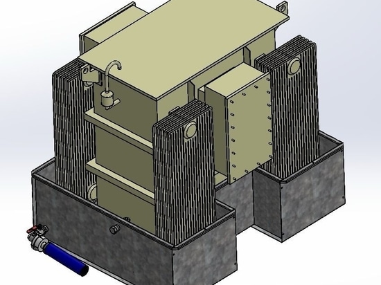Fire-resistant SANERGRID TRT-H with raised beams to facilitate maintenance and air circulation