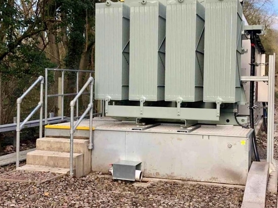 SANERGRID TRT-H fire containment pit with EXTICOV rainwater cover grating and PETROPIPE SPI
