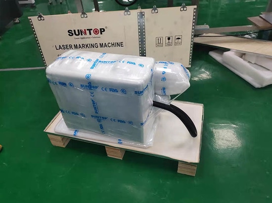 Portable Laser Marking Machine Purchased by Colombian Customer Successfully Packed And Shipment