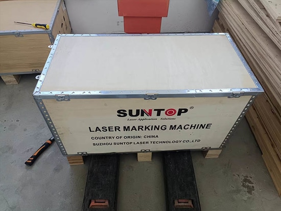 Portable Laser Marking Machine Purchased by Colombian Customer Successfully Packed And Shipment