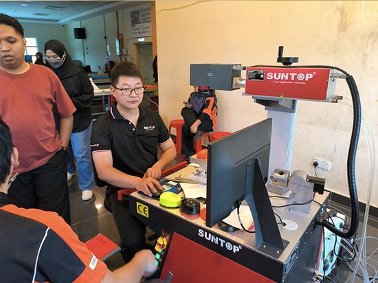 Suntop Delivers 3D UV Laser Marking Machine To Malaysia for Product Upgrade